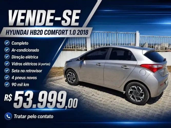 Hyundai HB20 Comf./c.plus/c.style 1.0 Flex 12V 2018