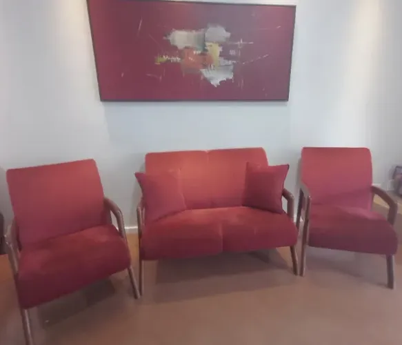 Sofá 2 lugares com 2 poltronas
