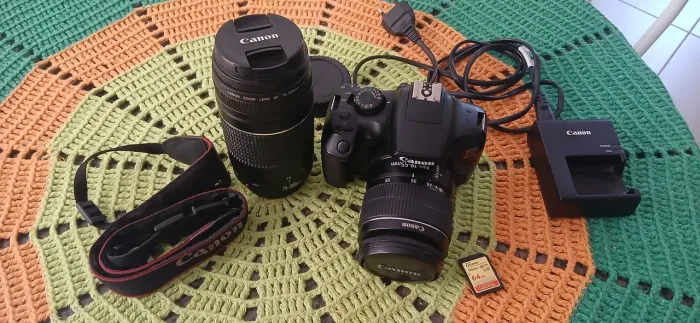 CÂMERA FOTOGRÁFICA CÂNON T6 + LENTES