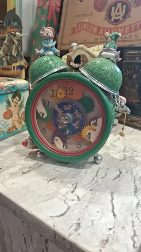 caixa de música animada enesco "time for christmas" vintage, LER DESCRIÇÃO