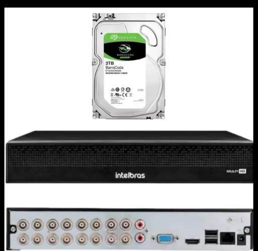 DVR 16 canais Intelbras, multi Hd original novinho