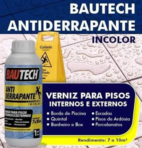 Bautech Verniz Antiderrapante 1L - R$149,90
