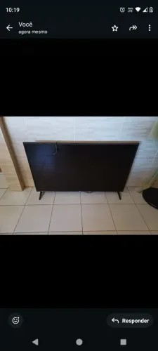 Televisão LG 49 4K smart com problema no display 
