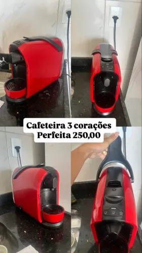 Cafeteira 3 corações