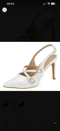 Scarpin branco