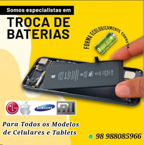 Baterias para Todos os Modelos de Celulares e Tabletes!