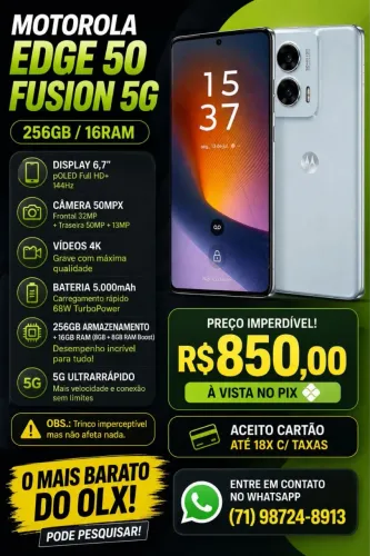 Motorola Edge 50 Fusion 5G 256gb/16RAM