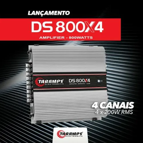 DS800 2 e 4 canais Modulo digital Taramps Novo Lacrado 1 ano de garantia parcelamos 12x