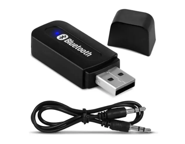 Receptor Bluetooth Usb P2 Auxiliar P/ Som Sem Bluetoth
