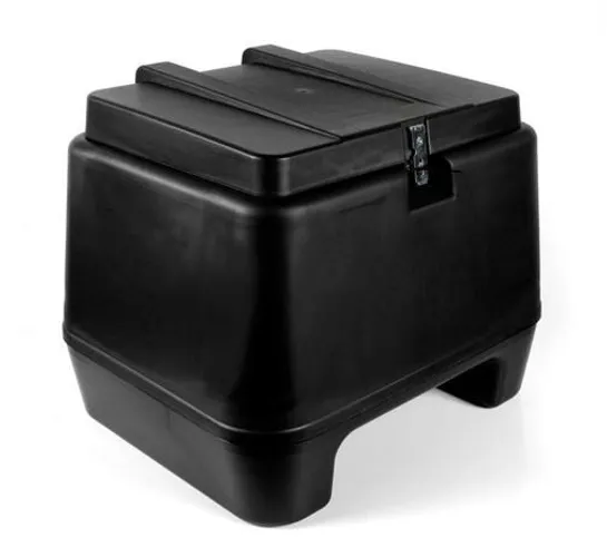 Baú Plástico Injetado Pro Tork 80 L Preto. (Entrega grátis)