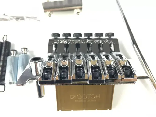 Ponte Floyd Rose Gotoh temos Kit Ponte e Tarraxas Temos Wilkinson Ibanez Edge roldada Knob