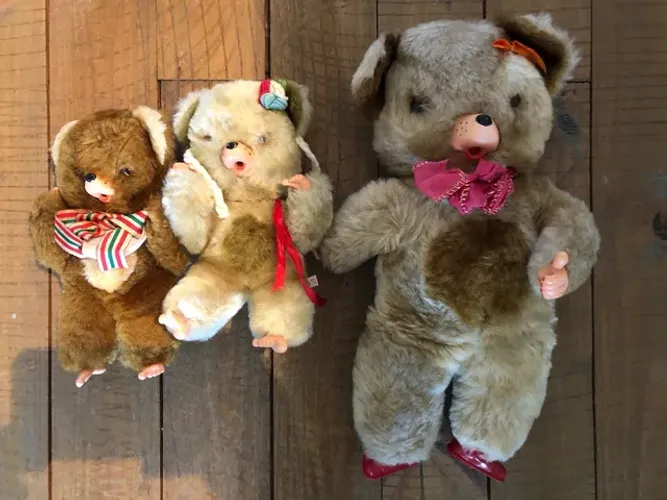3 Ursos de Pelúcia Família Peposo