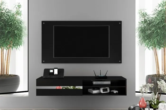Painel Combo Sorrento Glass Tv até 50'' - Receba Hoje ou Amanhã!! Abr0020