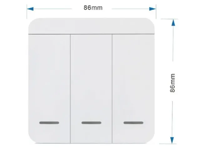 Interruptor Rf 3 Canais 433  Mhz  Automação Robótica COD-AM599 