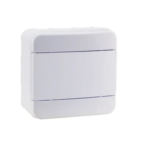 Quadro de Distribuição Para Sobrepor Din Branco 4 disjuntores - Forceline