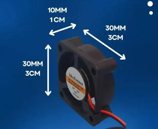 Cooler Fan Ventoinha Para Inalador 30x30x10 24v Arduino Automação COD-CP776