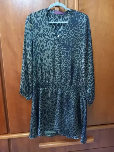 Vestido animal print Lilly Sarti C&A