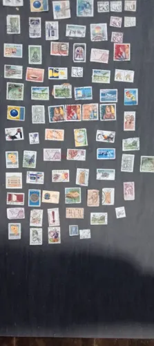 Selos 70 países e brasileiros