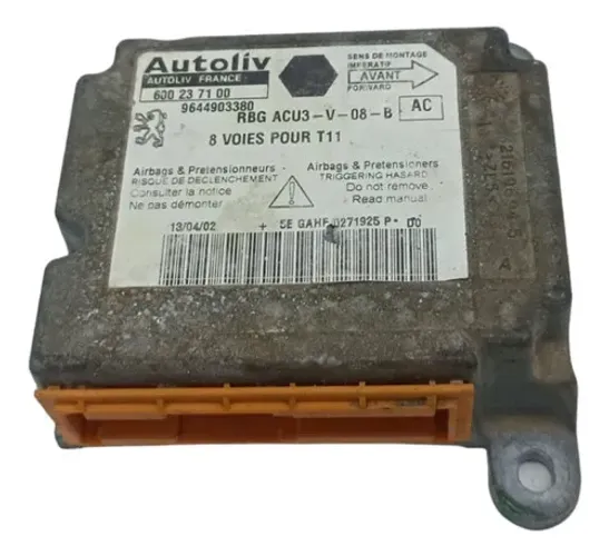 Módulo Central Airbag Peugeot 206 2002 2003 2004 2005