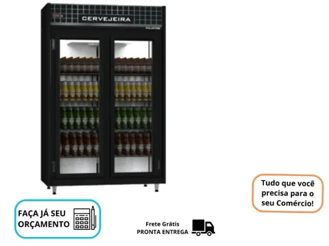 Cervejeira 2 Portas Polo Frio Nova 127/220v