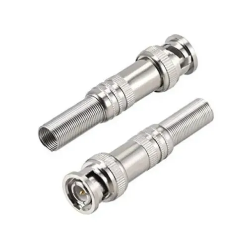 2 Conector BNC Macho c/ Mola