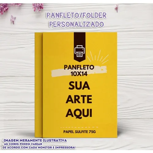 Panfletos Personalizados com Seu Logo e Arte - Quintal Ilhabela!