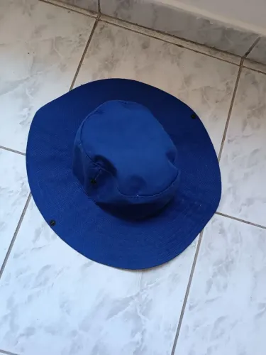 Chapéu de sol azul