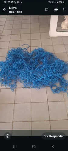 Rede de futsal, azul