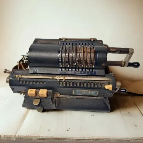 Calculadora Antiga Mecânica Original Odhner - Sueca