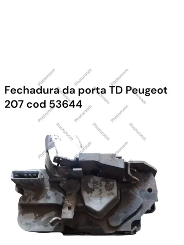Fechadura da porta Peugeot 207