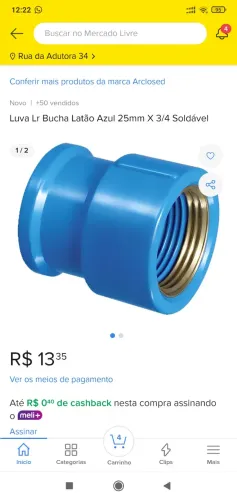 Luva LR de 25- 3/4