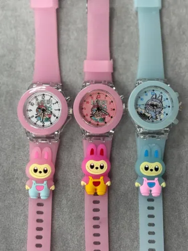 Relógio Infantil LaBuBu Várias Cores Laçamento - Novo
