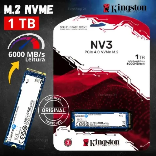 M.2 NVMe Kingston NV3 1TB