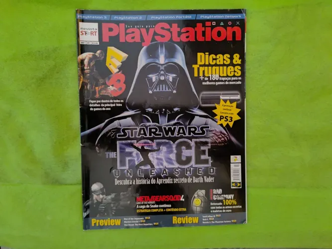 Revista start PlayStation#7 - Star Wars.  Revista em excelente estado.