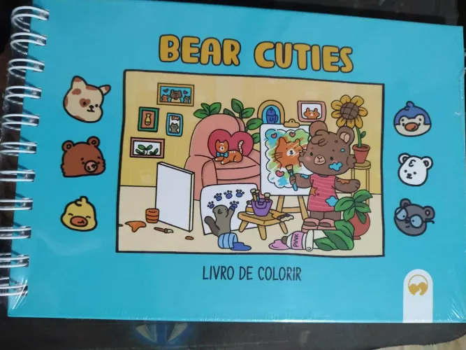 Livro de colorir Bear Cuties