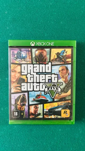Box encarte com mapa gta 5 Xbox one