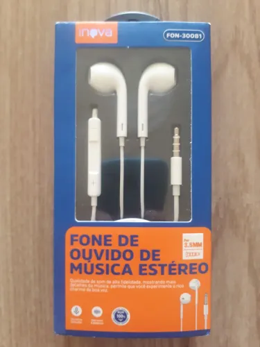Fone de ouvido esterio ideal para smart fone som esterio produto original.