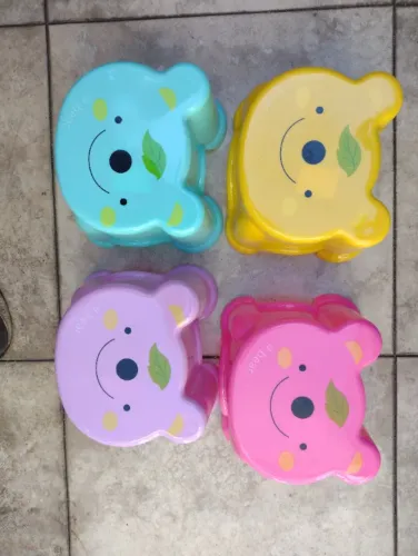 Banquinho infantil do ursinho abear-4 unidades-novo