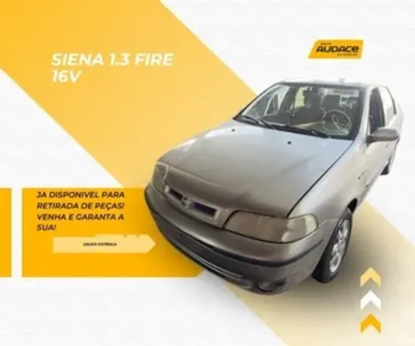 Sucata Siena 1.3 Fire. Ja disponivel para retiradas de peças