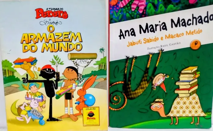 Livros Infantis Coleção Pererê O Armazém do Mundo e Jabuti Sabido e Macaco Metido de Ana 