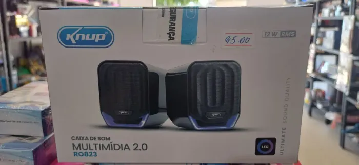 Caixa de Som Multimídia 2.0 Knup RO823
