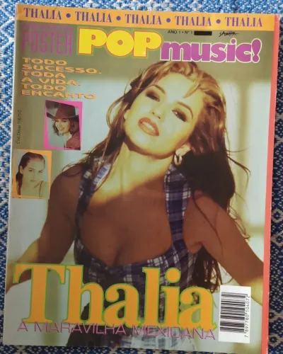 Revista Pôster Pop Music Thalia Ano 1 Nº 1