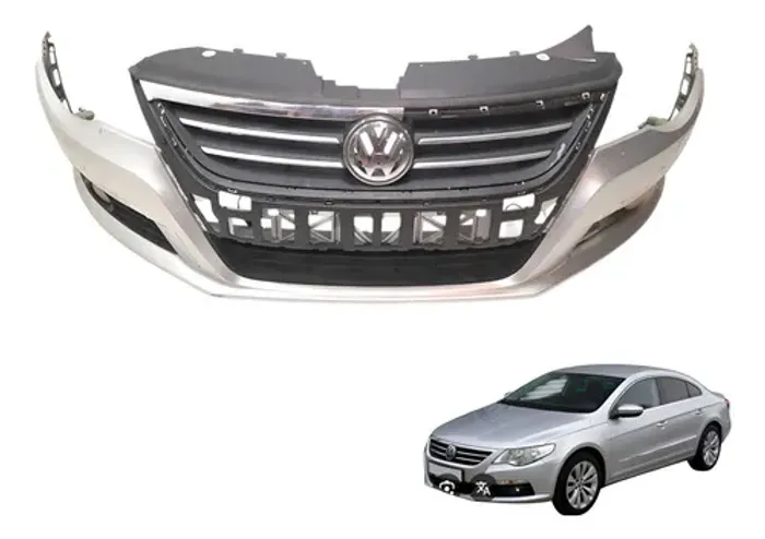 Parachoque Dianteiro Volkswagen Passat Cc 2011 Prata