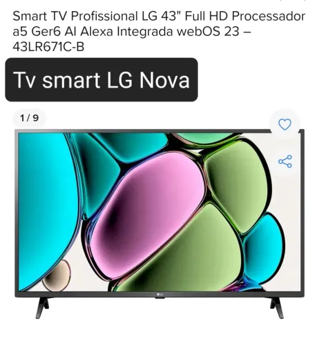 Tv smart LG 43 polegadas