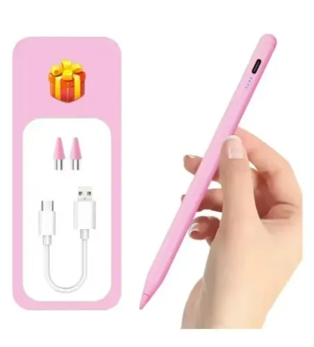 Caneta Stylus para Apple pencil iPad rosa lacrada