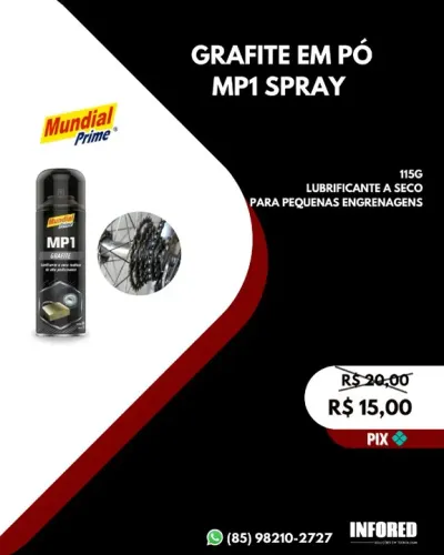 Grafite em Pó Spray de 115g