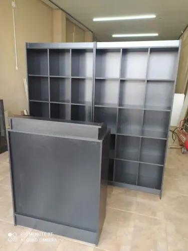 Balcão Caixa + Conjunto de Colmeia MDF