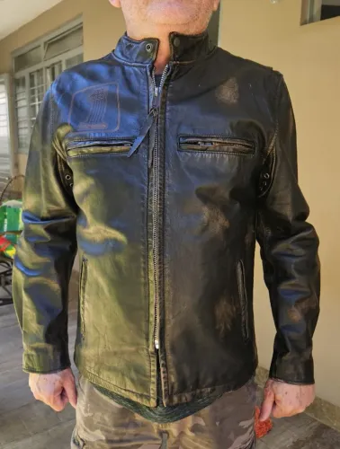 Jaqueta Harley-Davidson Original Couro Legítimo M - Perfeito Estado - Pouquíssimo Uso