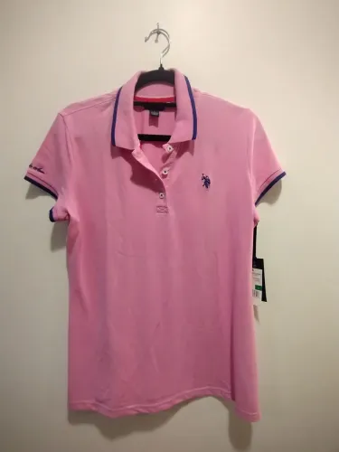 Camisa Polo Rosa Feminina US Polo Assn.