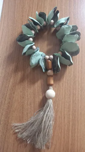 Colar de Mesa De orativo Semente de Jacarandá 